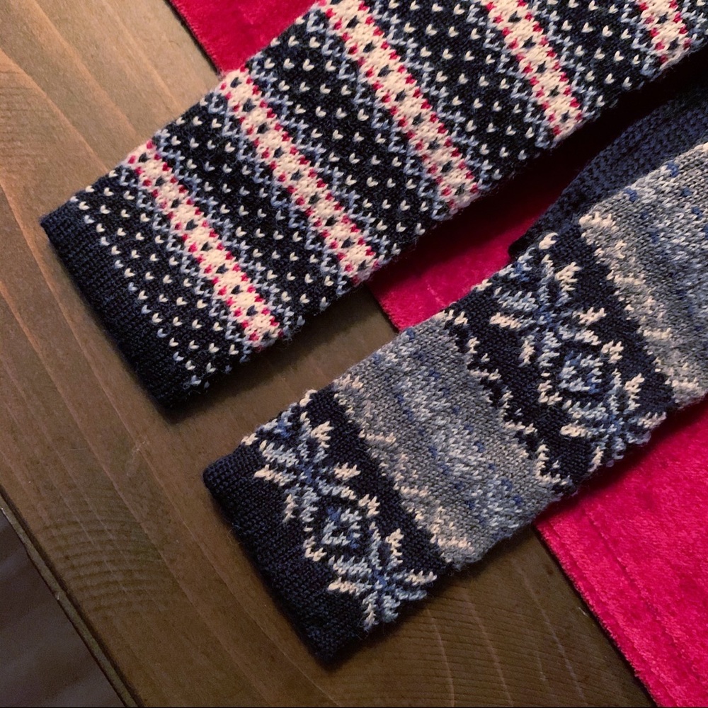 Brooks Brothers and J. Crew Slim Winter Knit ties - Picture 3 of 4